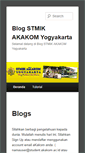 Mobile Screenshot of blog.akakom.ac.id